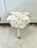 Ivory Bouquet, Ivory Bridal Bouquet, Cream Rose Bouquet, Calla Lily Bouquet, White Bouquet, White Lily Bouquet, White Rose Bouquet,