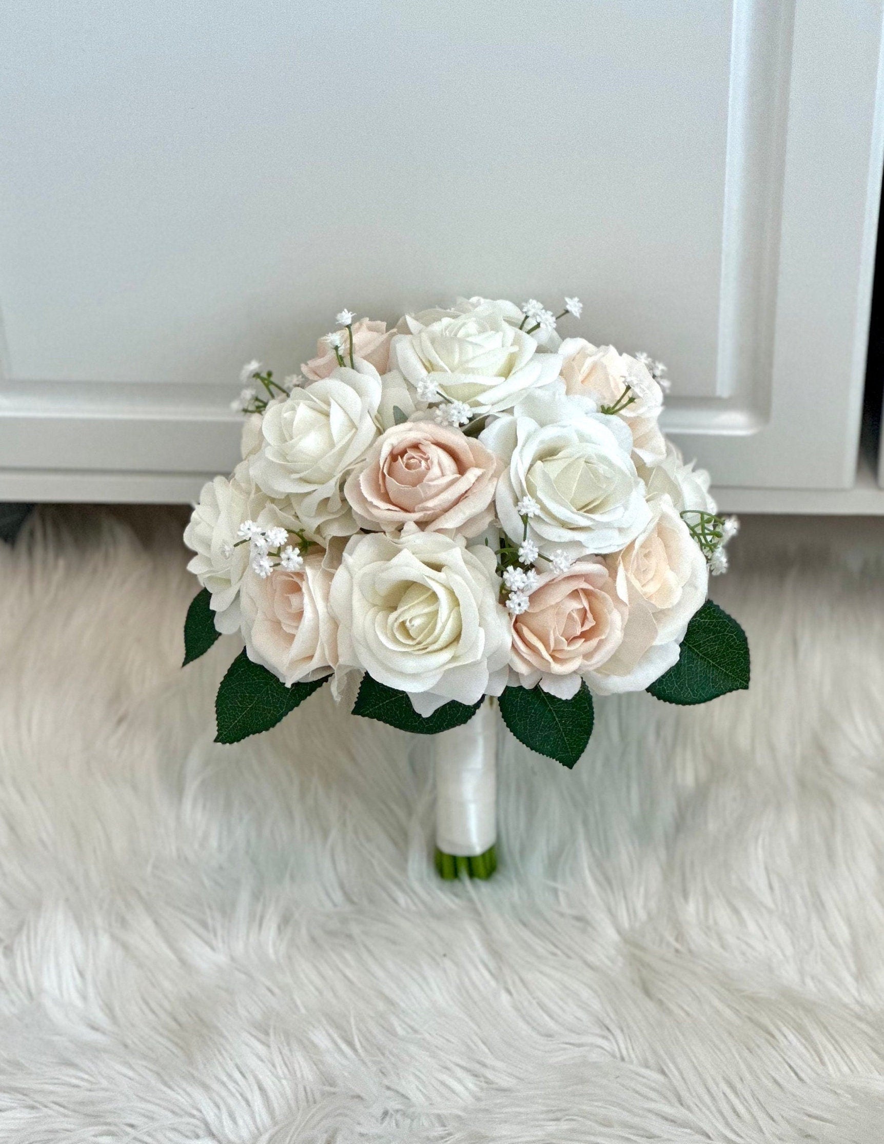 High Quality Artificial Rose and Baby’s Breath Package